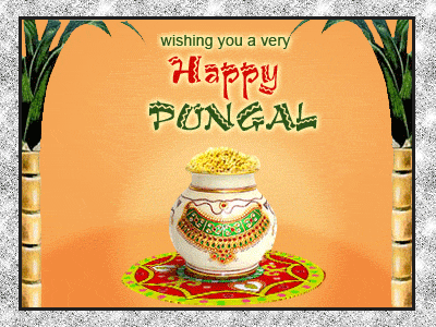 Makara Sankranthi Lohri Pongal Animated Greeting Cards