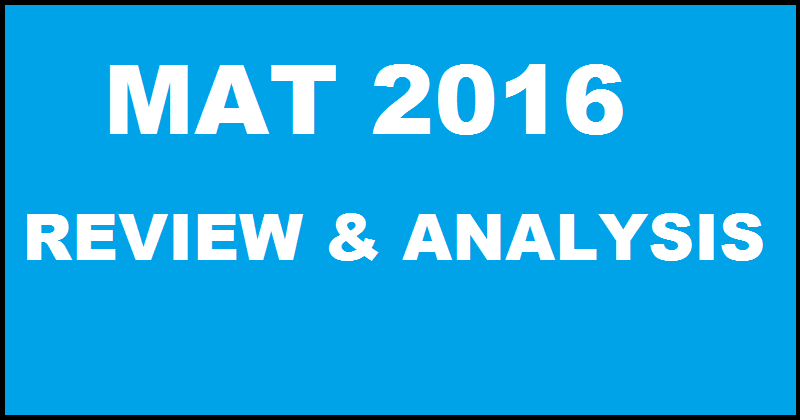 Mat February 2016 Cbt Answer Key Review Analysis With Cut Off