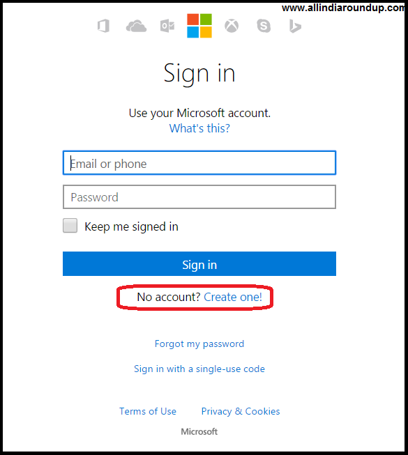 Hotmail sign in