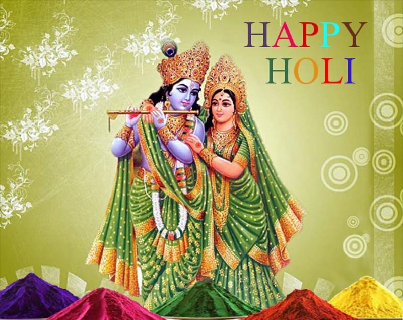 Happy Holi 2017: Radha Krishna Photos 3D Images HD Wallpapers Free Download  With Quotes Cover Pics