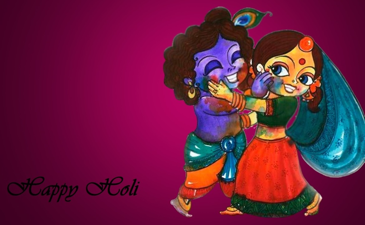 Happy Holi Radha Krsihna HD Images Wallpapers| Holi 2017 Lord Krishna  Photos 3D Pics