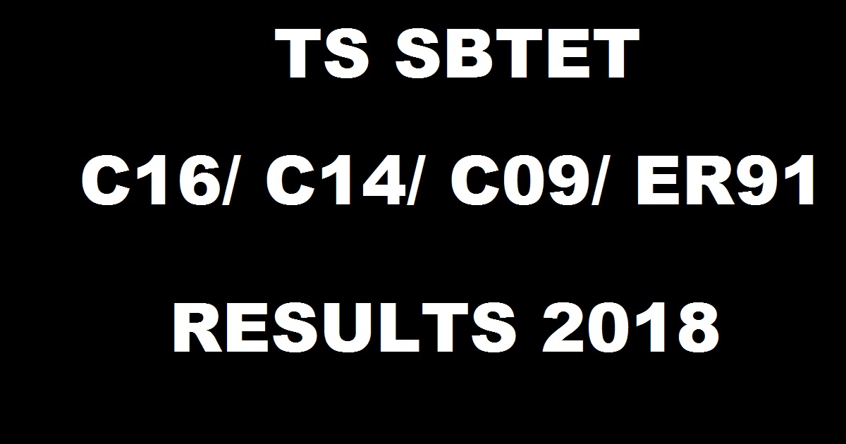 TS SBTET Results March/ April 2018 C16/ ER91/ C14/ C09 @ www.sbtet.telangana.gov.in – manabadi Telangana Diploma 1st Year & 3rd 4th 5th 6th Sem Result www.vidyavision.com