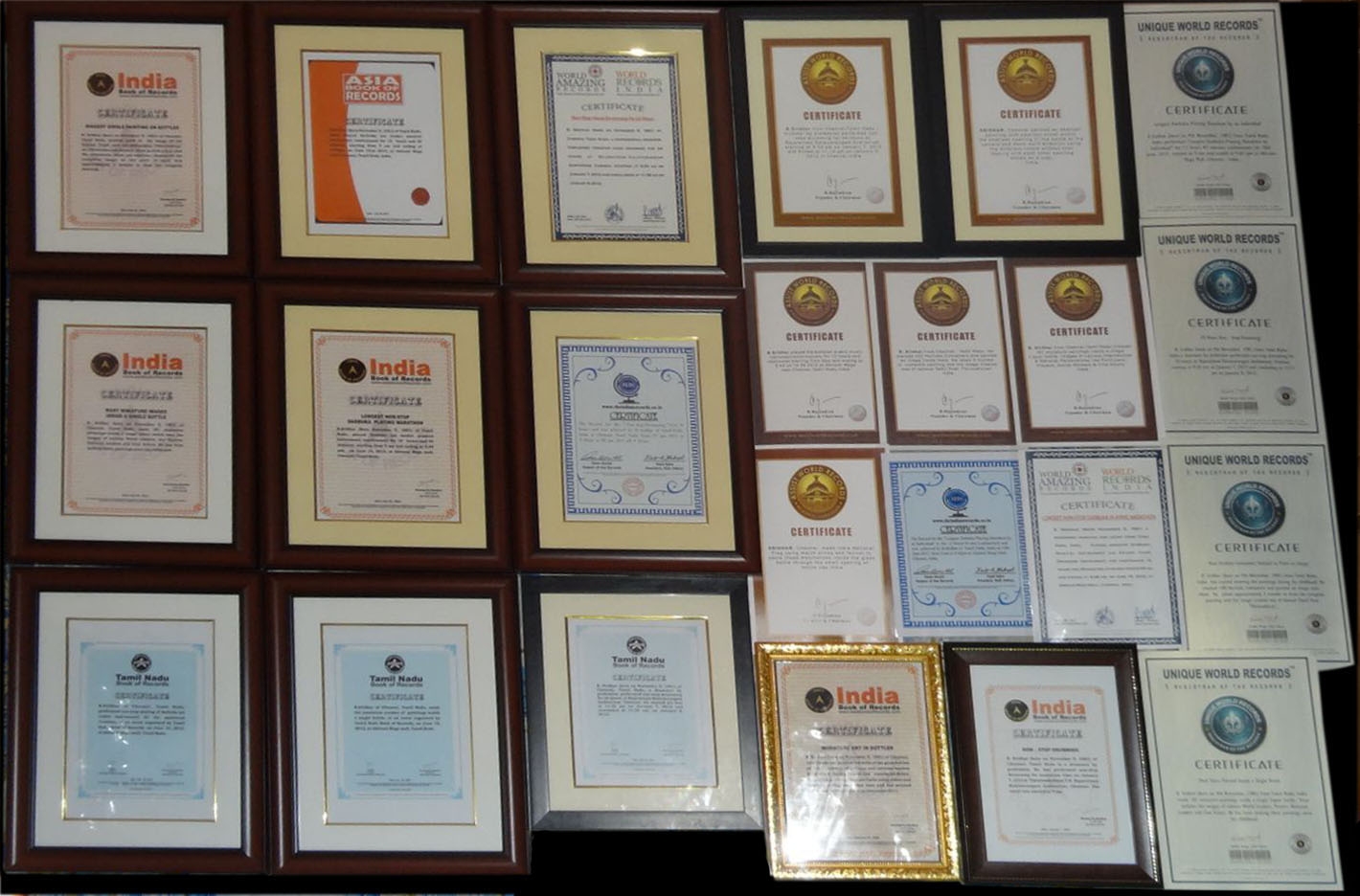 Some of the Achievements of Drummer Sridhar 