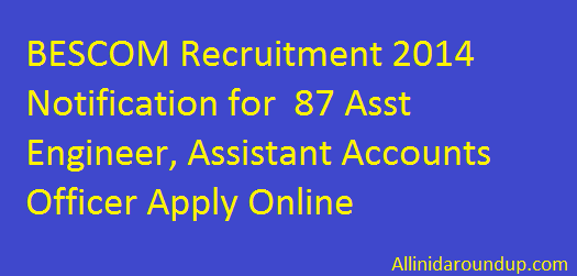 BESCOM Recruitment 2014 Notification