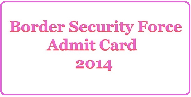 BSF For ASI (RM) HC (RO) HC (Fitter) Admit Card 2014 
