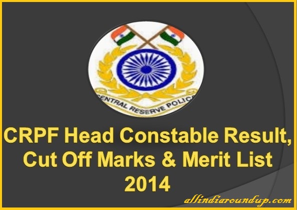 CRPF head constable results