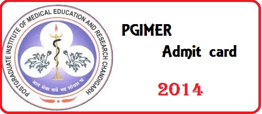 PGIMER Junior Engineer Admit Card 2014