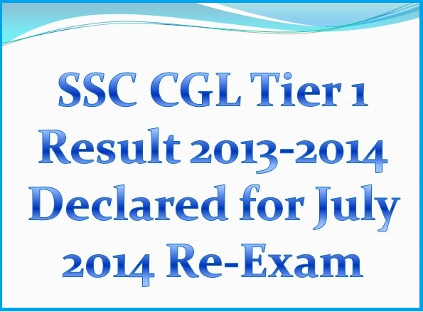 SSC CGL tier 1 results