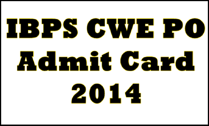IBPS-CWE-PO-Admit-Card-2014