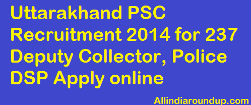 Uttarakhand PSC Recruitment