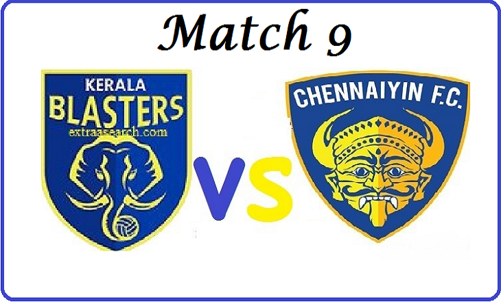Chennaiyin FC vs Kerala Blasters FC Live Streaming