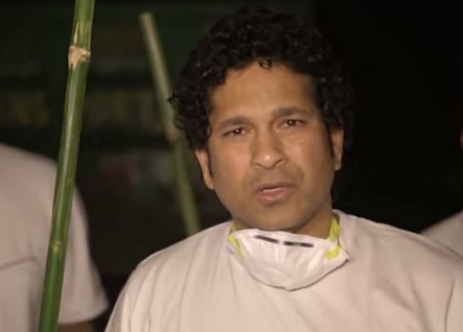Sachin Urges Fellow Sports persons to carry on the campaign