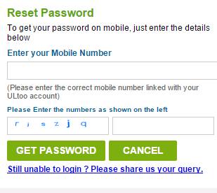 ultoo.com reset your password