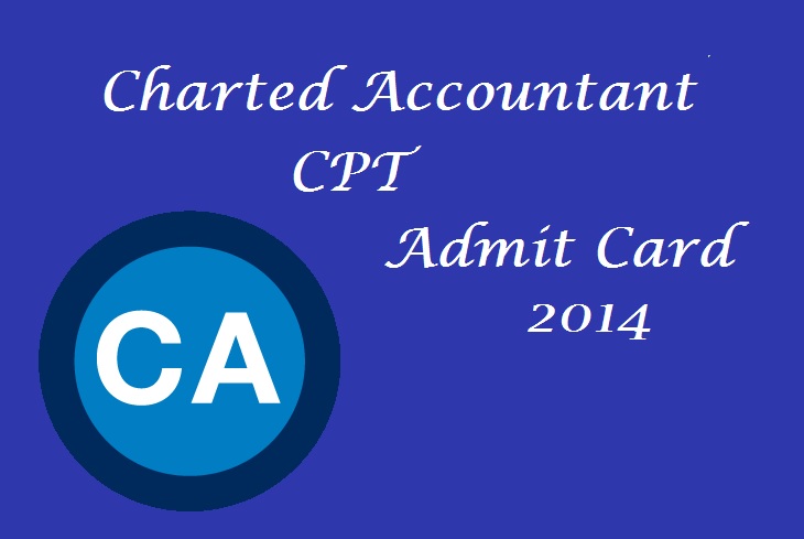 Download CA CPT Admit Card Dec 2014