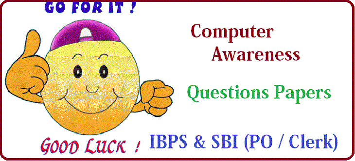 Computer Awareness Test Papers for IBPS and SBI ( PO/ Clerk )