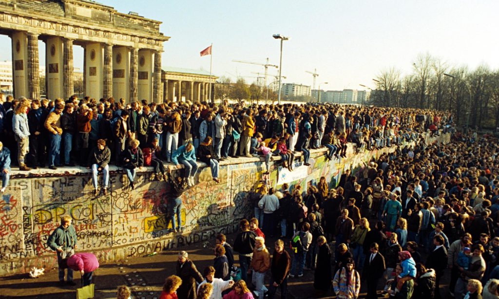 Fall of the Berlin Wall in 1989