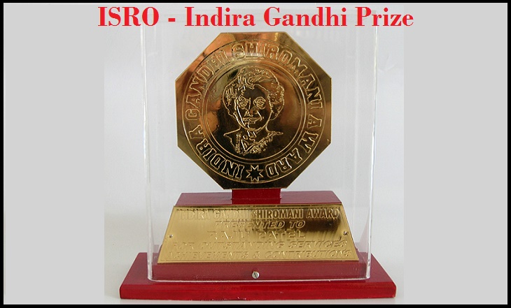 indira-gandhi-award-isro chosen for peace