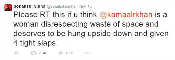 Sonakshi Sinha Gives KRK A Dose Of His Own Medicine And We Love It! -
