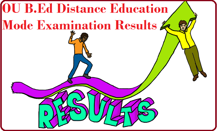 Osmania University Released B.Ed Distance Education Mode Examination Results