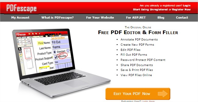 pdf editor pdfescape