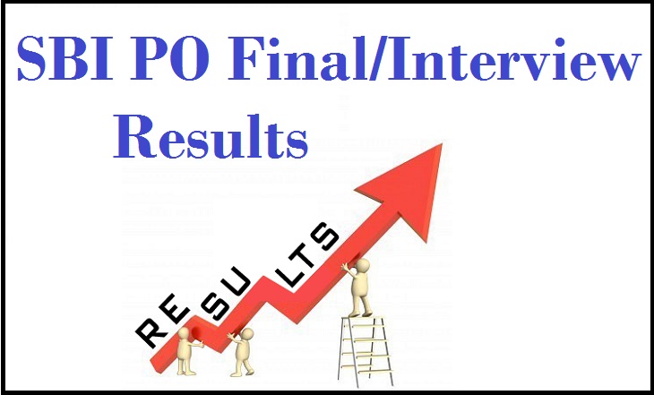 SBI PO Final/Interview Results will be out on 24th November 2014
