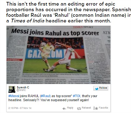Times Of India Prints RIP Sachin Tendulkar Instead Of Phil Hughes - Google Chrome_5