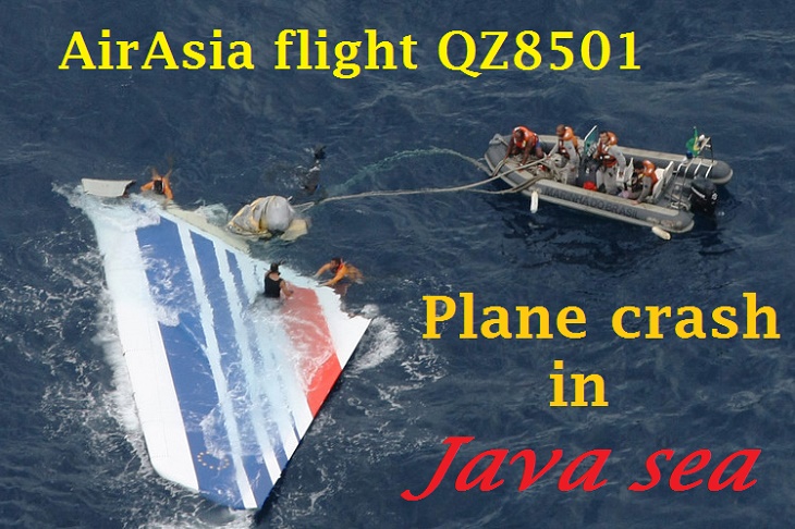 AirAsia flight QZ8501 crash: 40 bodies from missing plane found and 'emergency slide and plane door' spotted