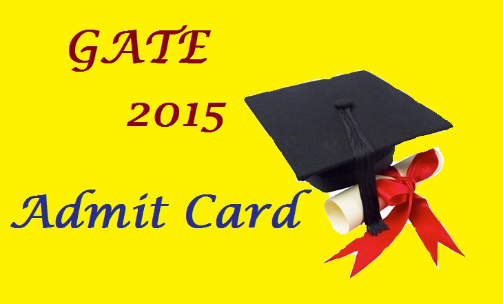 GATE 2015 Admit Card (IIT) - Download Hall Ticket..1233