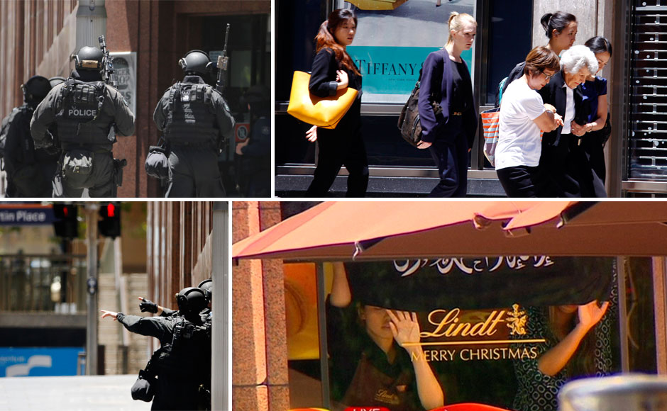 Sydney siege: Hostages held in Lindt cafe