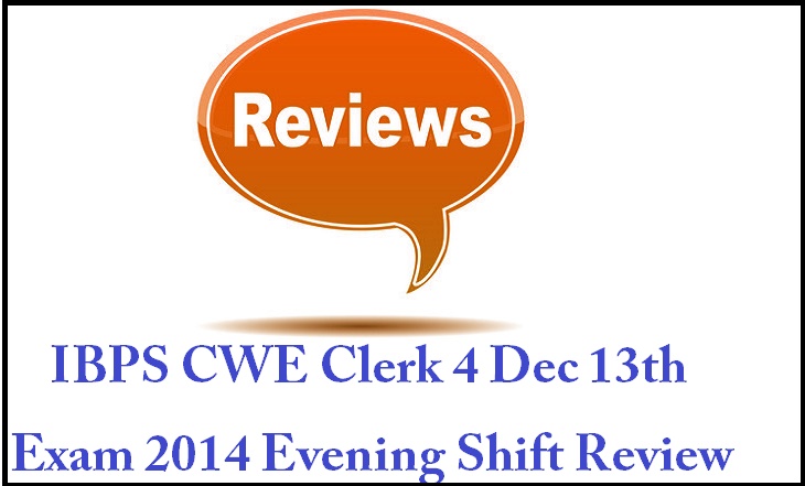 ibps clerk cwe 4 13th dec evening shift answer key review