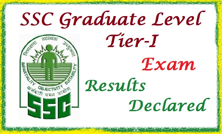 SSC Graduate Level Tier-I exam results 2014 Declared