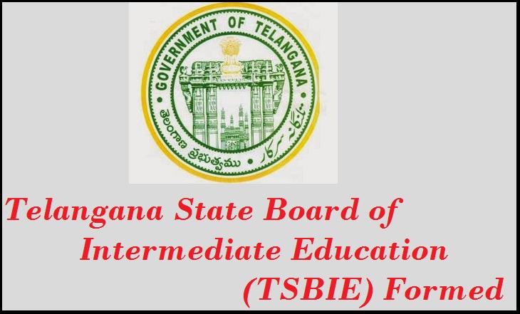 Telangana State Board of Intermediate Education (TSBIE) Formed