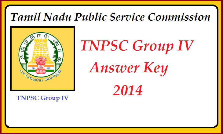 TNPSC Group 4 Answer Key 2014 Download