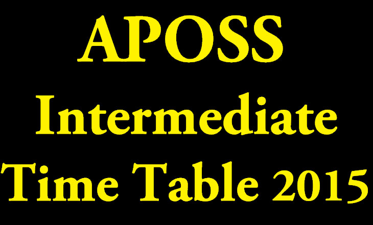 aposs board intermediate time table