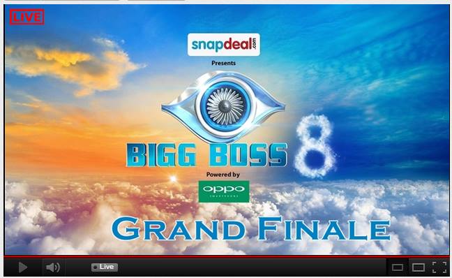 big boss 8 live streaming udates final winner