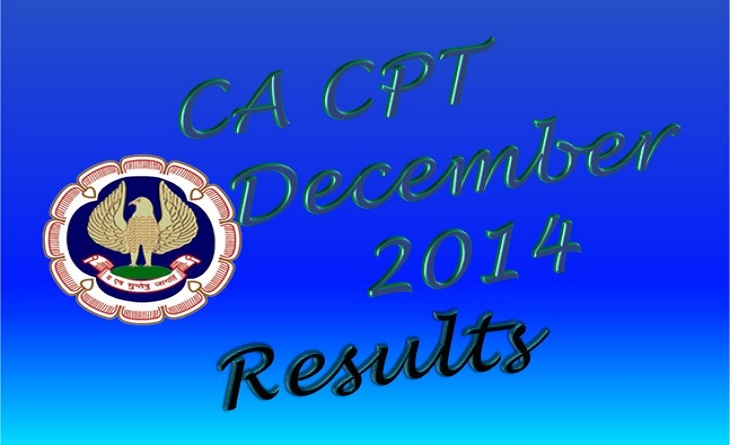 CA CPT December 2014 Results Date Confirmed Check Result at caresults.nic.in