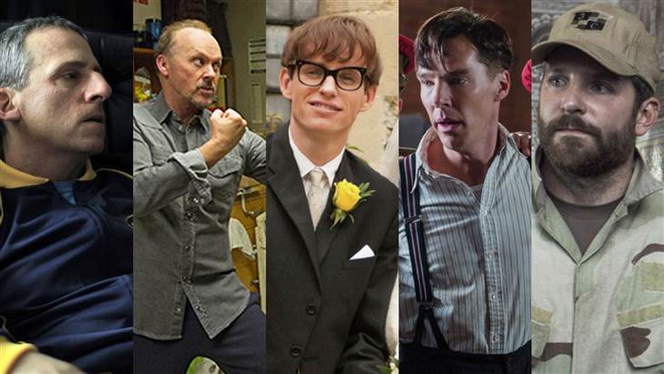 oscar awards 2015 Nominees for Best Actor 