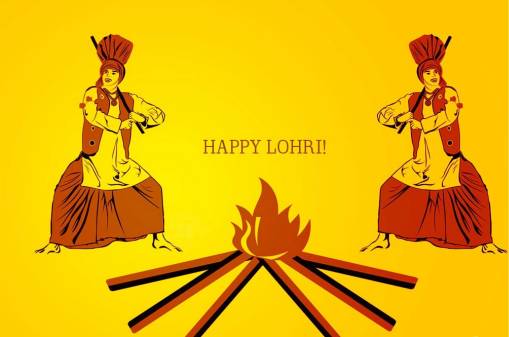 Happy Lohri Facebook wishes and wall papers