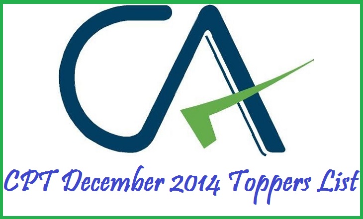CA CPT December 2014 Toppers List 