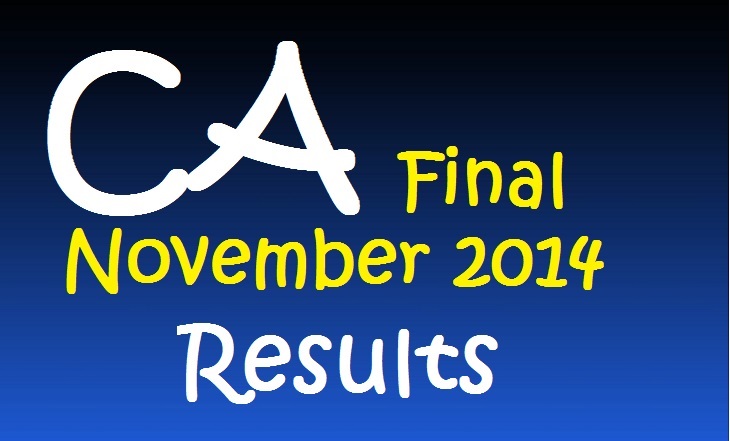 CA Final November 2014 Attempt Results