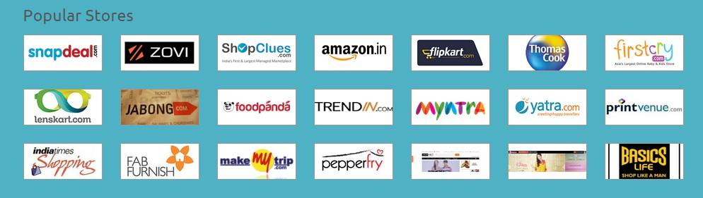 popular stores in coupon machine