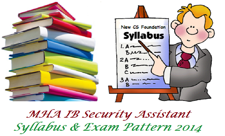 MHA IB Security Assistant Syllabus and Exam Pattern 2014