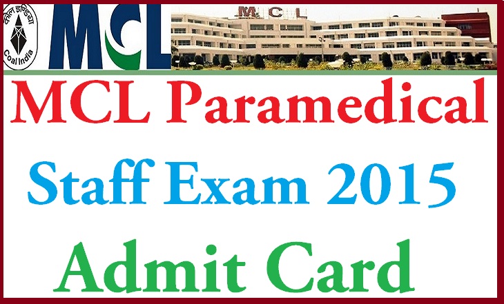 MCL exam 2015 admit card