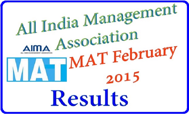 AIMA MAT February 2015 Results 