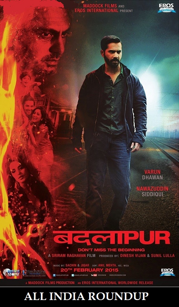 Badlapur {Hindi} Movie First (1st) Day Total Box Office Collections Report