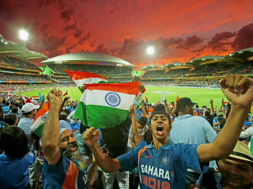 India won world-cup fans celebrates
