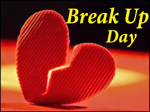 breakup day HD Wall paper with Red heart 