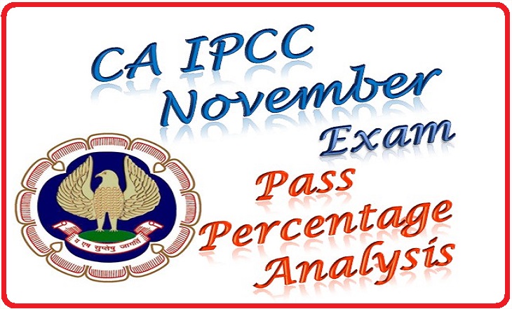 ICAI CA IPCC November Exam 2014-15 Pass Percentage Analysis