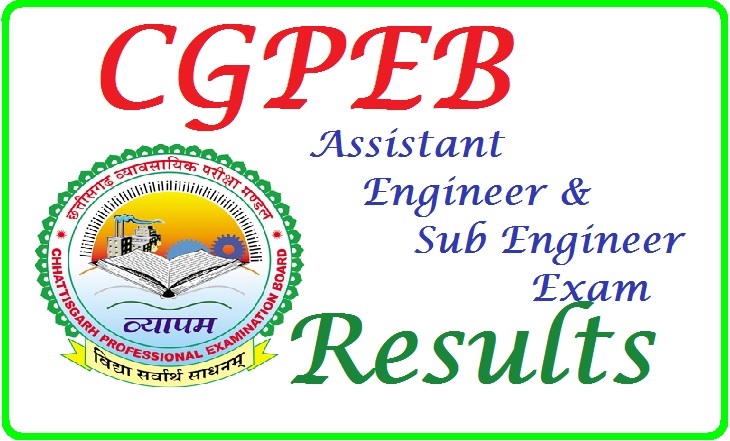 CGPEB AE & SE Exam Result 2015