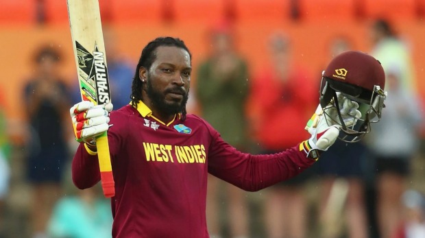 Chris gayle double century in world cup